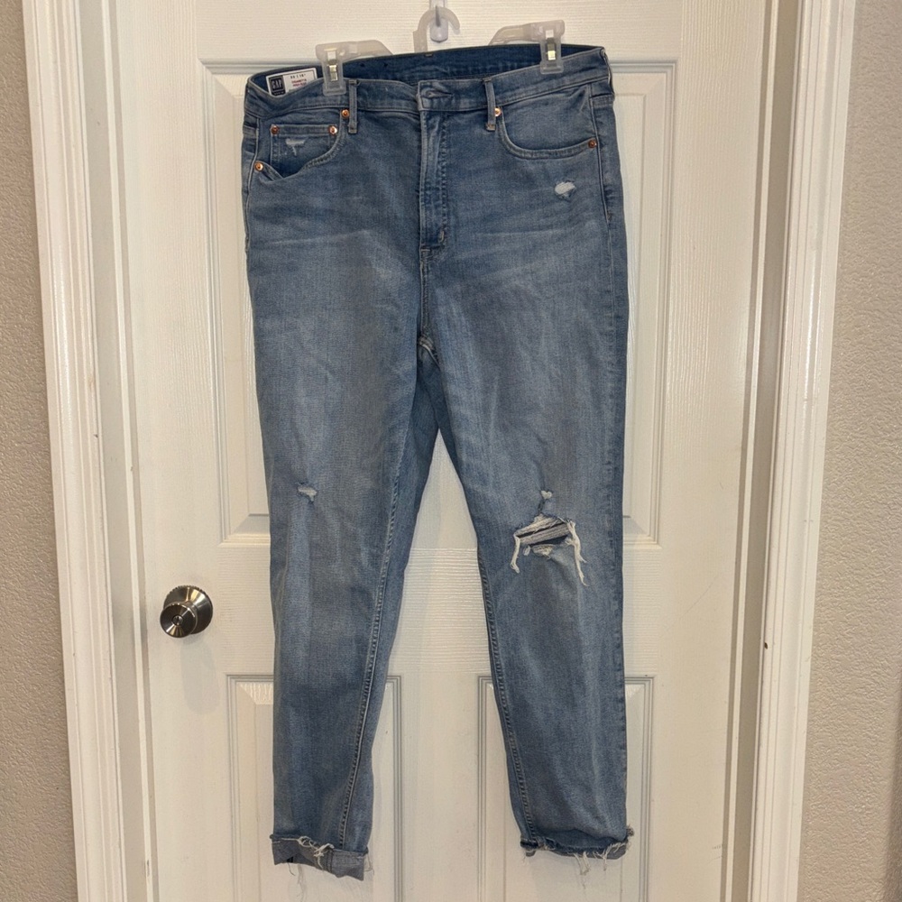 GAP 16 cigarette hi rise Jeans